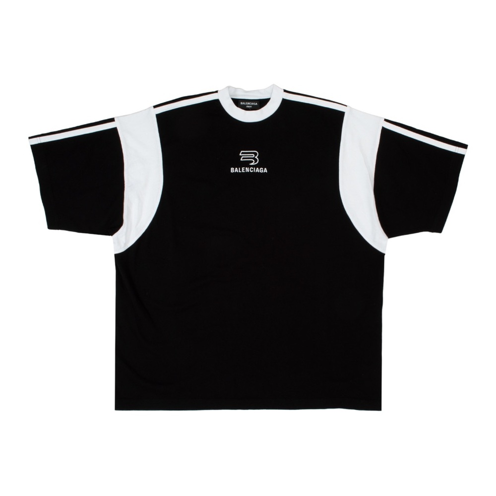 Balenciaga SPORTY B T-SHIRT BOXY FIT (black/white)
